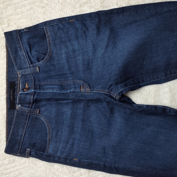 J Brand Maria High-rise Skinny Women's Denim Blue Jeans Dark Wash - Picture 3 of 12